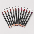 Flormar Waterproof Lip Liner Pencil Set – 12 Shade Lip Contour Collection | Smooth, Bold & Long-Lasting