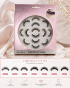 5D Handmade Fashion Eyelashes – 7 Pair Luxury Lash Set | Fluffy, Dramatic & Reusable