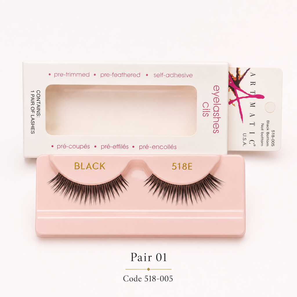 Effortless Glam Self-Adhesive Lashes – 8 Pair Collection | Pre-Trimmed, Pre-Feathered & Ready to Wear
