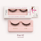 Effortless Glam Self-Adhesive Lashes – 8 Pair Collection | Pre-Trimmed, Pre-Feathered & Ready to Wear