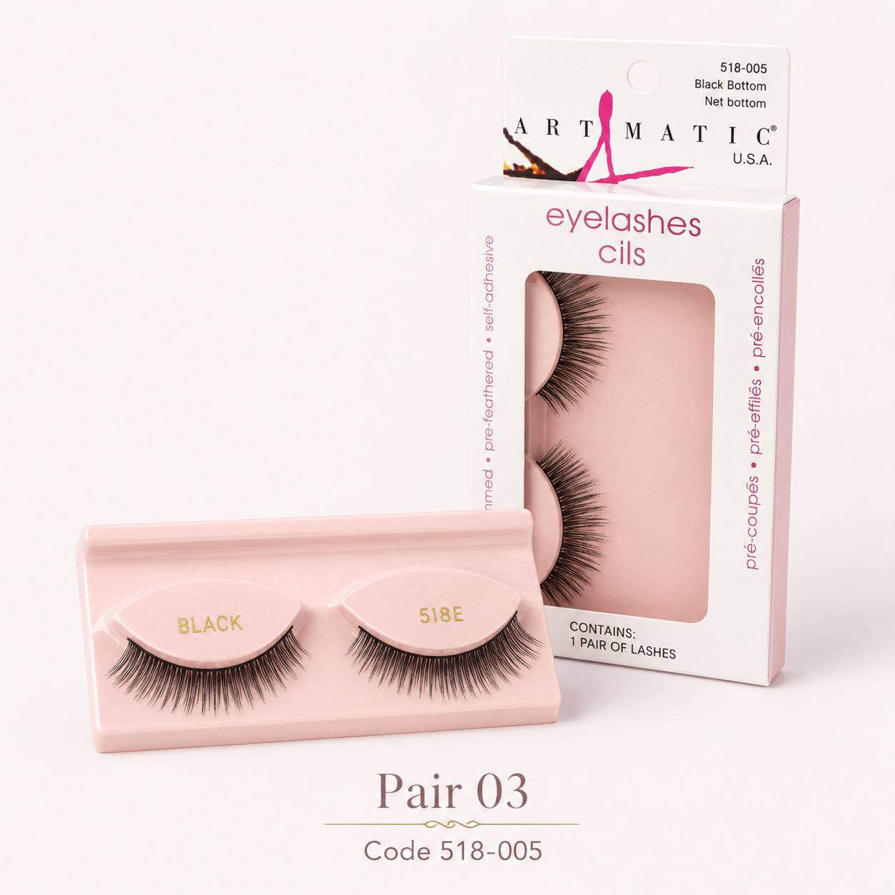 Effortless Glam Self-Adhesive Lashes – 8 Pair Collection | Pre-Trimmed, Pre-Feathered & Ready to Wear