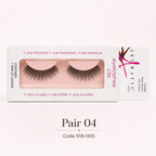 Effortless Glam Self-Adhesive Lashes – 8 Pair Collection | Pre-Trimmed, Pre-Feathered & Ready to Wear