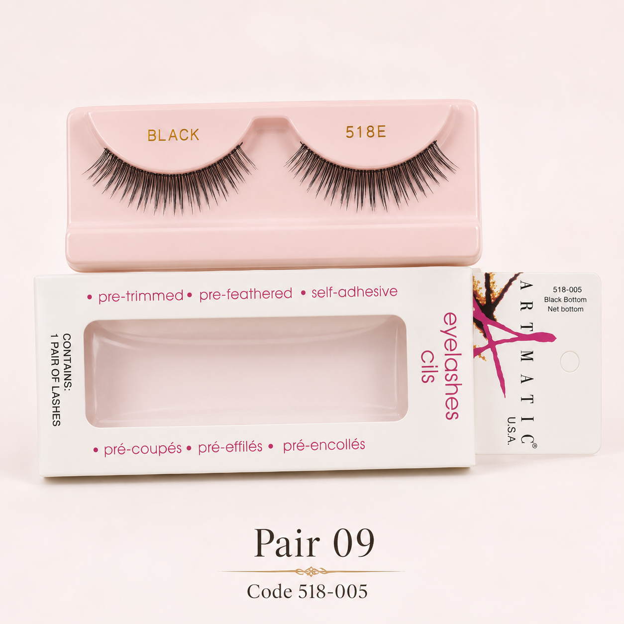 Effortless Glam Self-Adhesive Lashes – 8 Pair Collection | Pre-Trimmed, Pre-Feathered & Ready to Wear