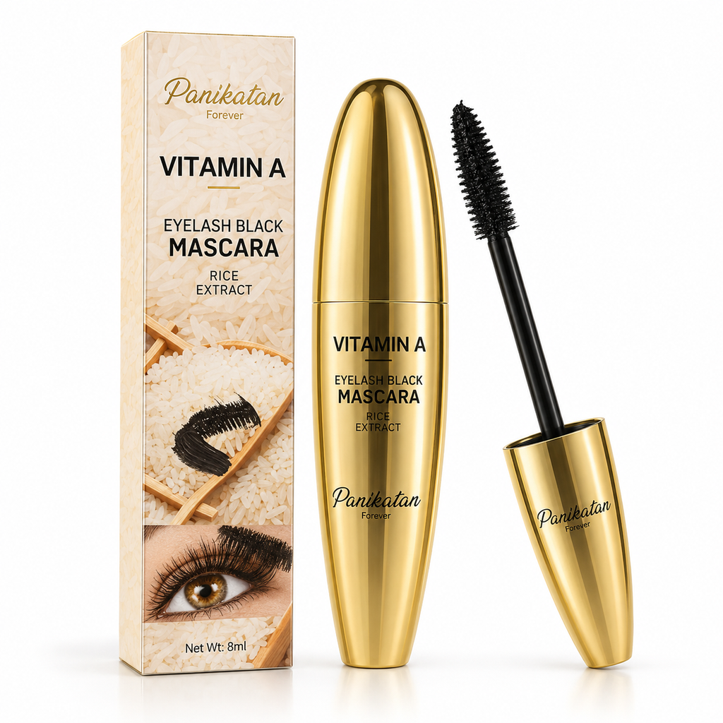 Panikatan Premium Quality Vitamin A Eyelash Black Mascara