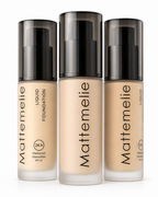 Mattemelie Liquid Foundation SPF 25 – 3 Shades