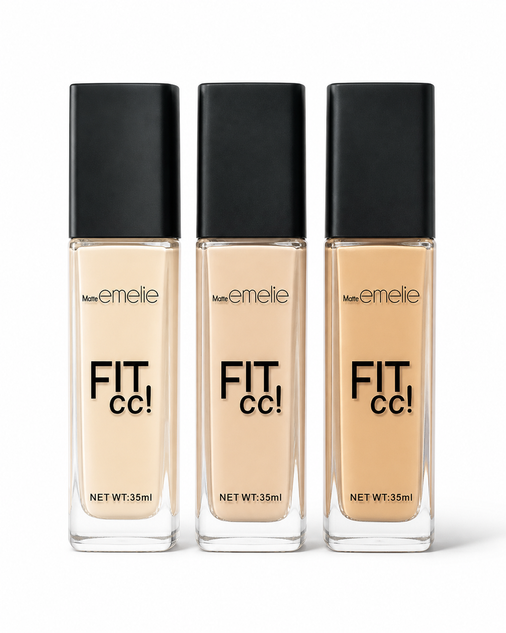 Matte Emelie FIT CC Liquid Foundation – 35ml