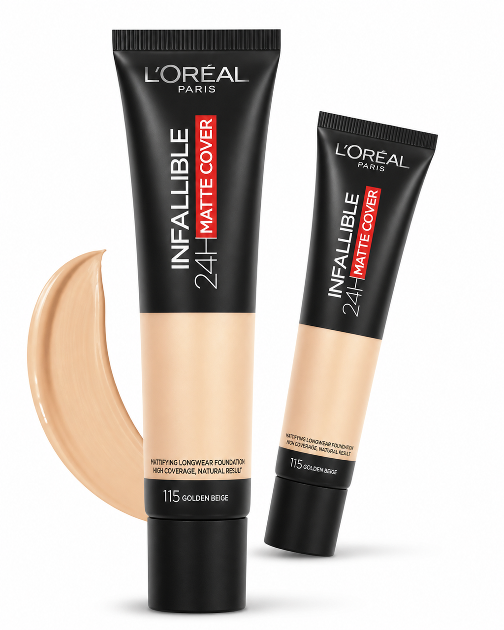 L’Oréal Paris Infallible 24H Matte Cover Foundation – 115 Golden Beige