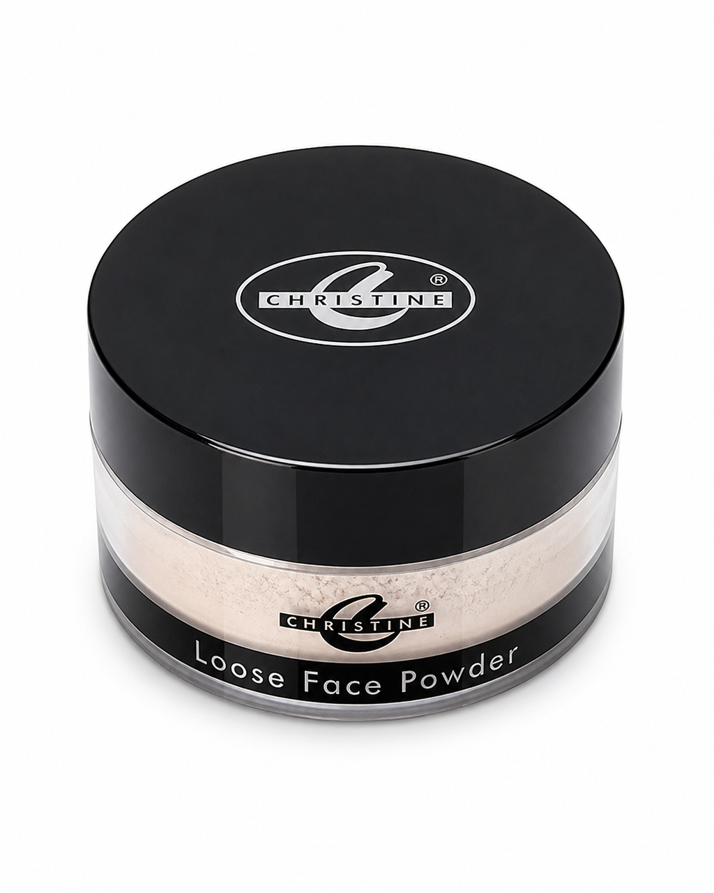 Christine Oil Free Loose Face Powder with Professional Puff
