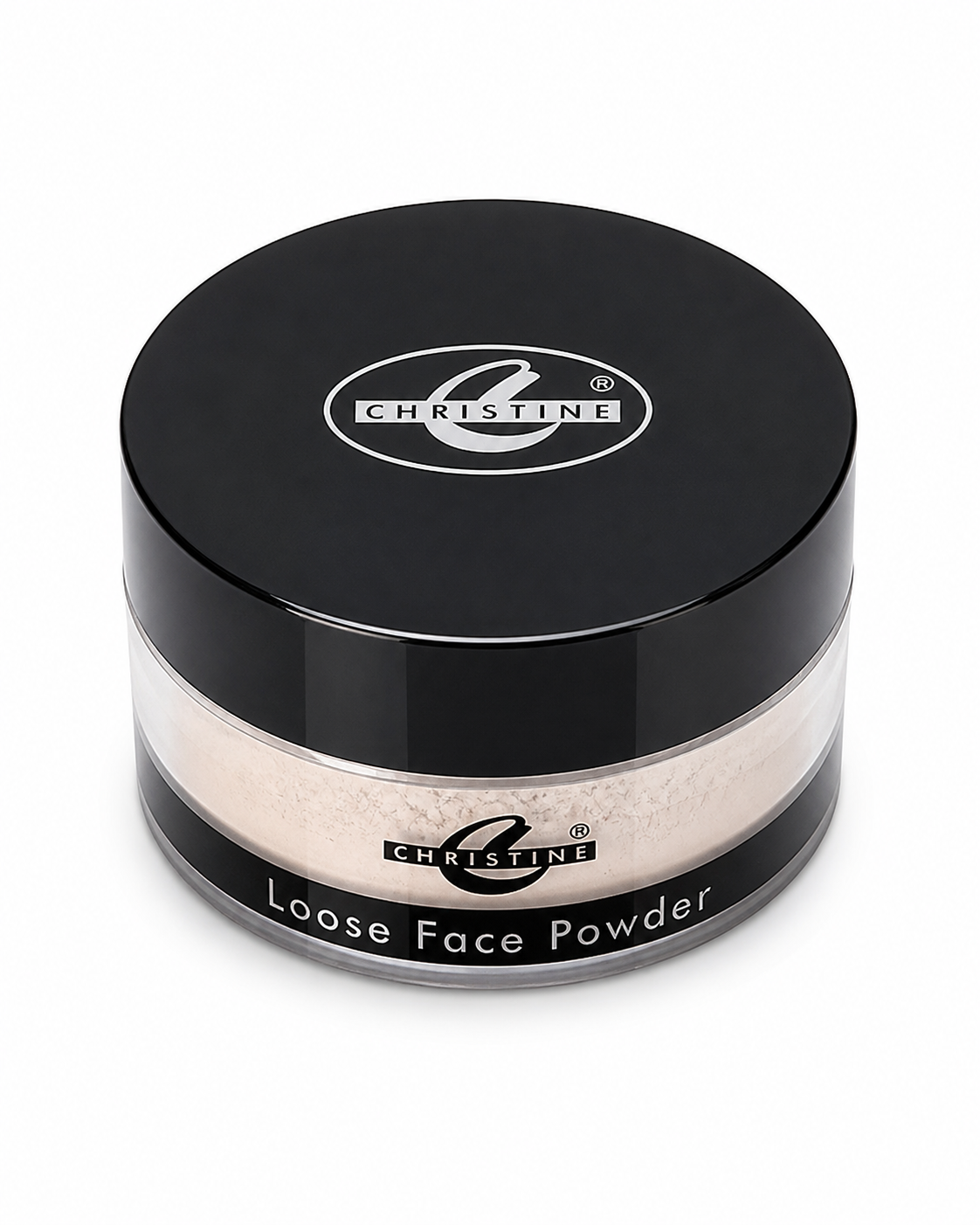 Christine Oil Free Loose Face Powder with Professional Puff