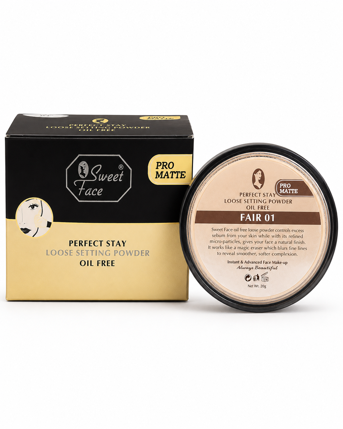 Sweet Face Perfect Stay Loose Setting Powder – Fair 01, 20g