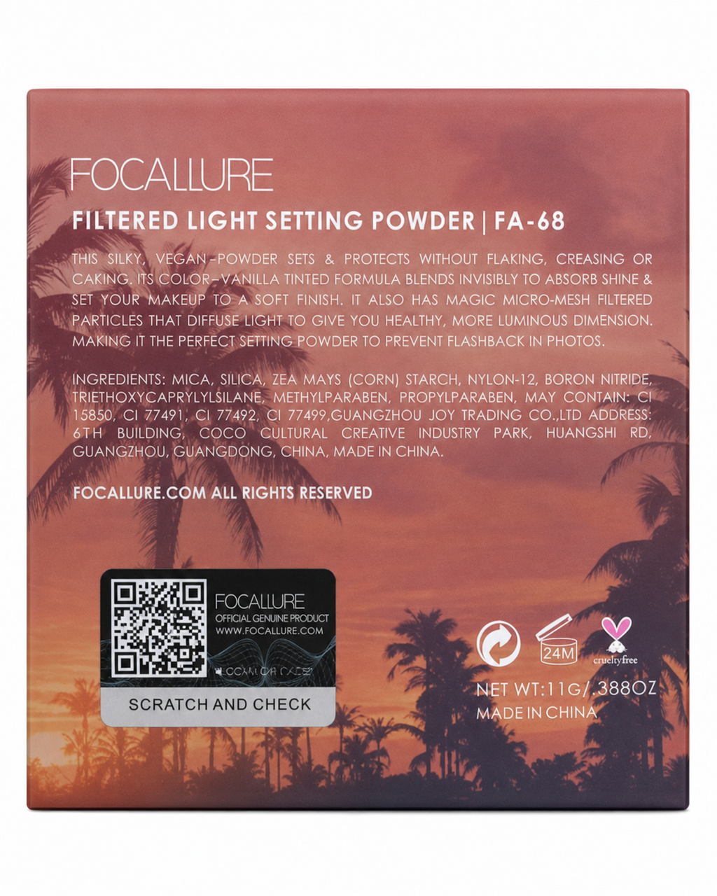 Focallure Flawless Setting Powder