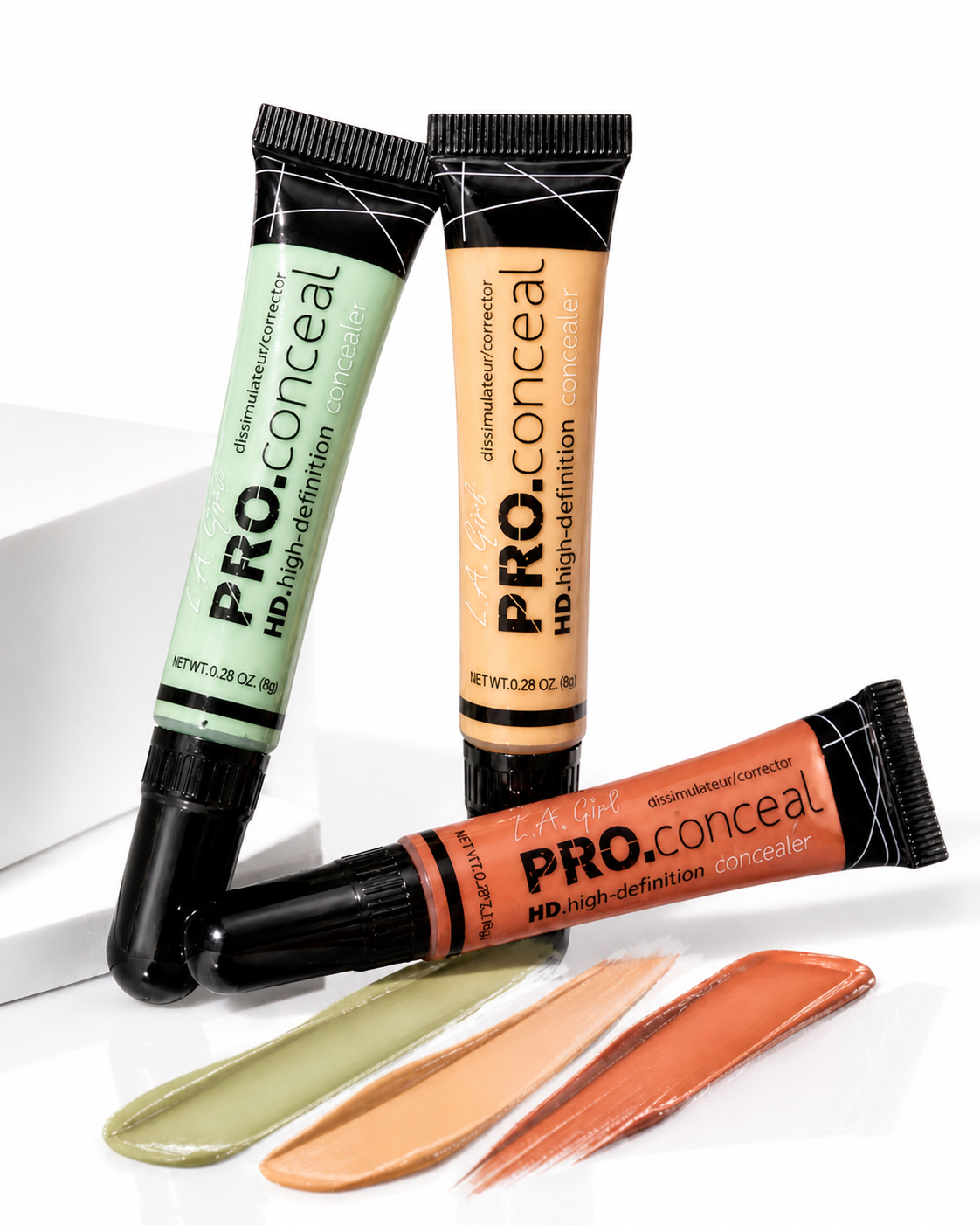 L.A. Girl PRO Conceal HD High-Definition Concealer –3 Colors Set