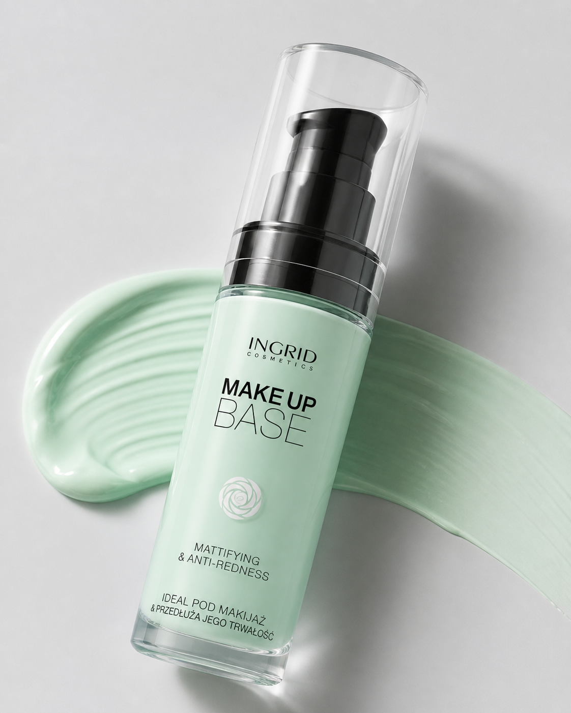 Ingrid Cosmetics Makeup Base – Mattifying & Anti-Redness Primer