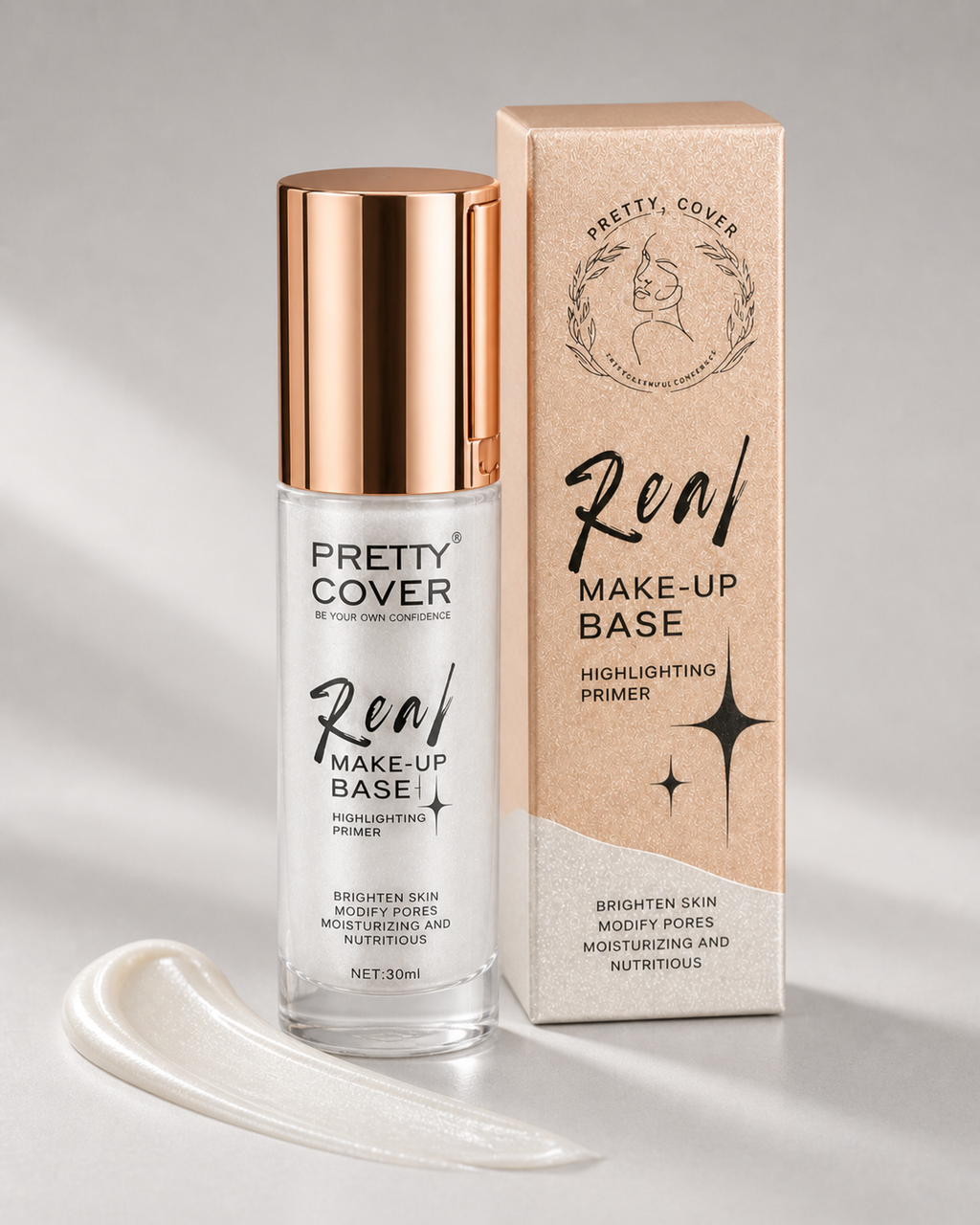 Pretty Cover Real Make-Up Base Highlighting Primer – 30ml