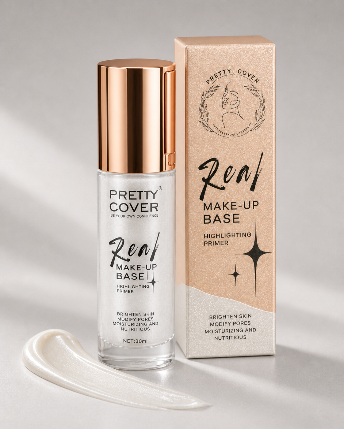 Pretty Cover Real Make-Up Base Highlighting Primer – 30ml