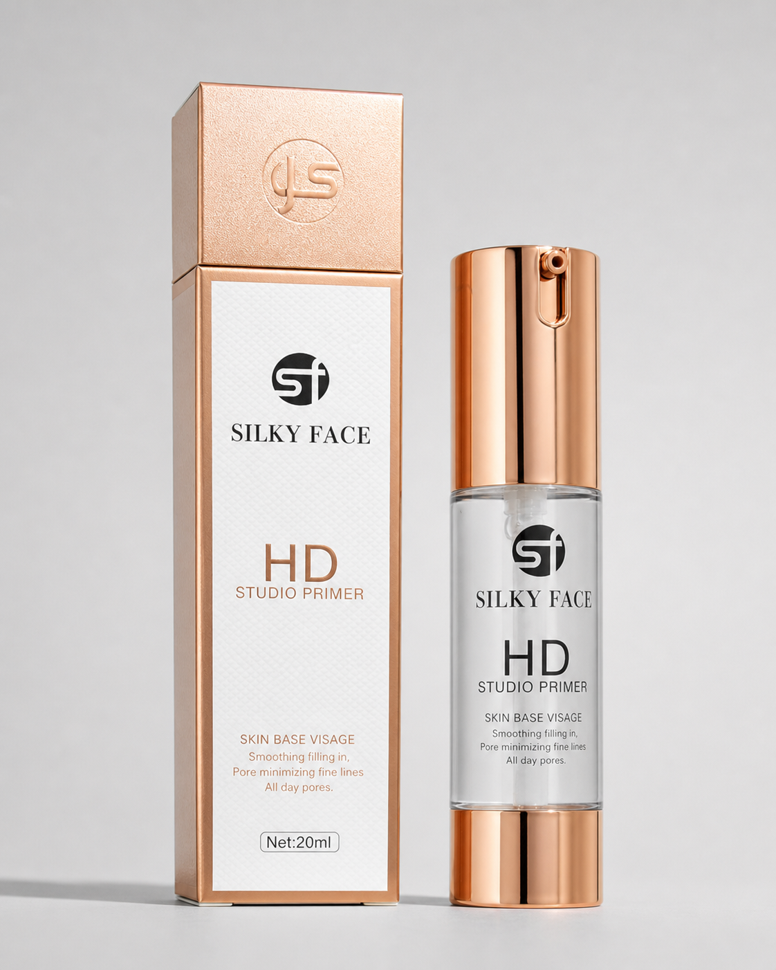 Silky Face HD Studio Primer – Skin Base Visage, 20ml