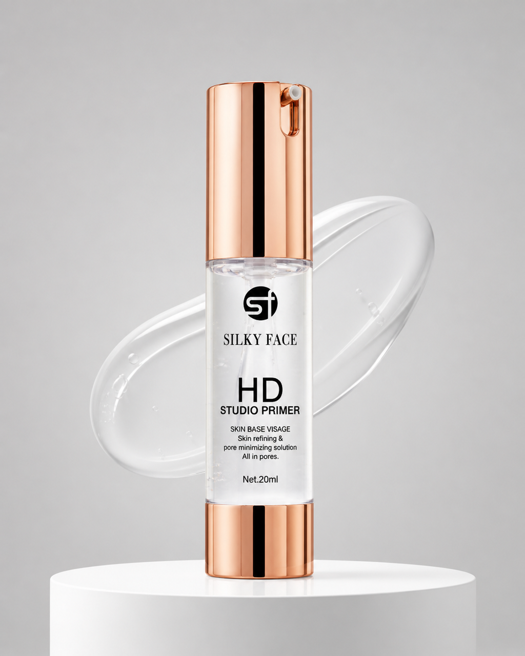 Silky Face HD Studio Primer – Skin Base Visage, 20ml