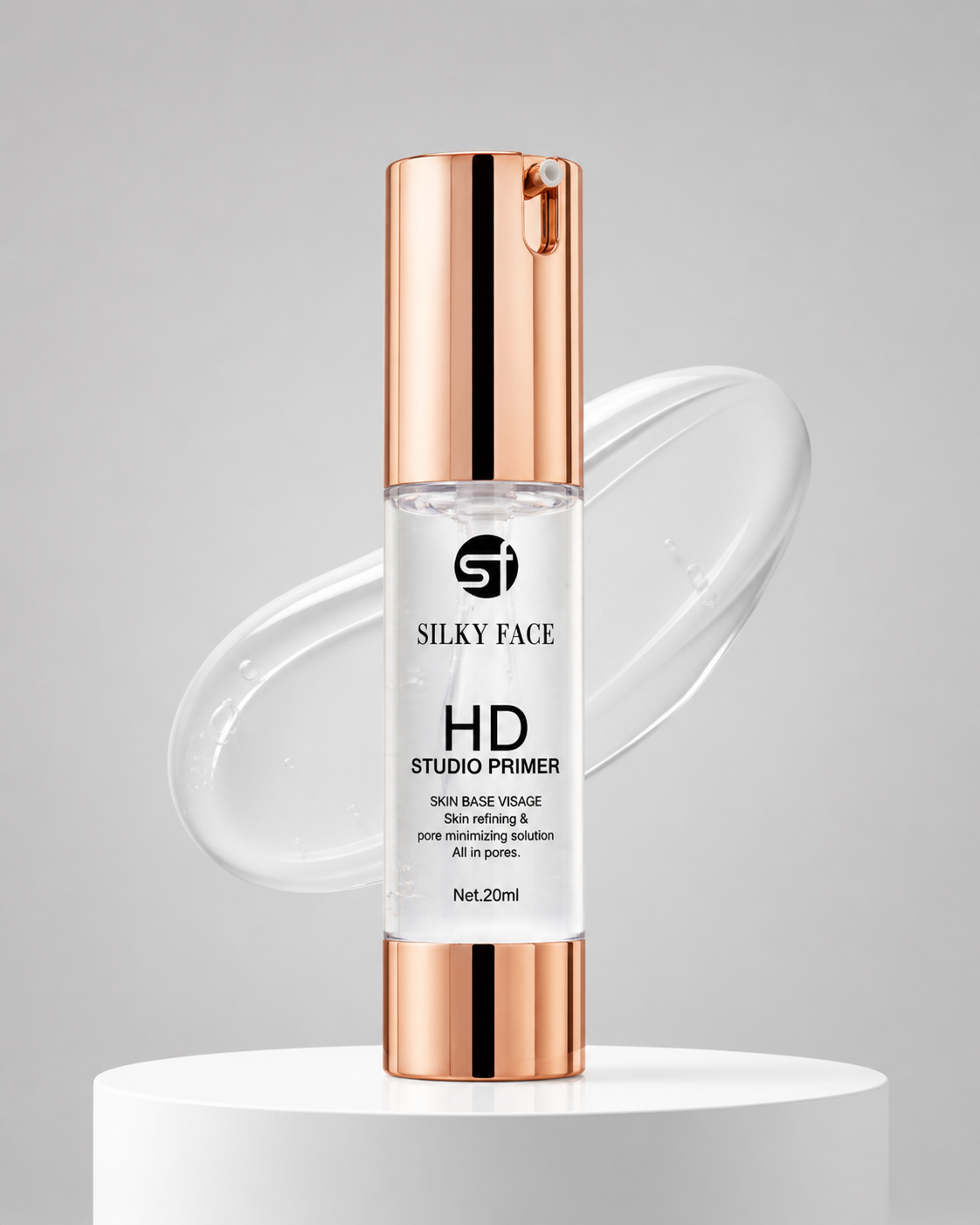 Silky Face HD Studio Primer – Skin Base Visage, 20ml