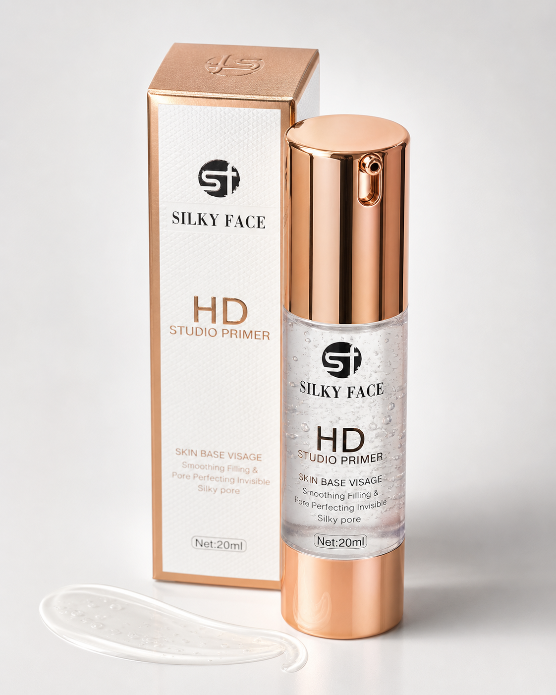 Silky Face HD Studio Primer – Skin Base Visage, 20ml