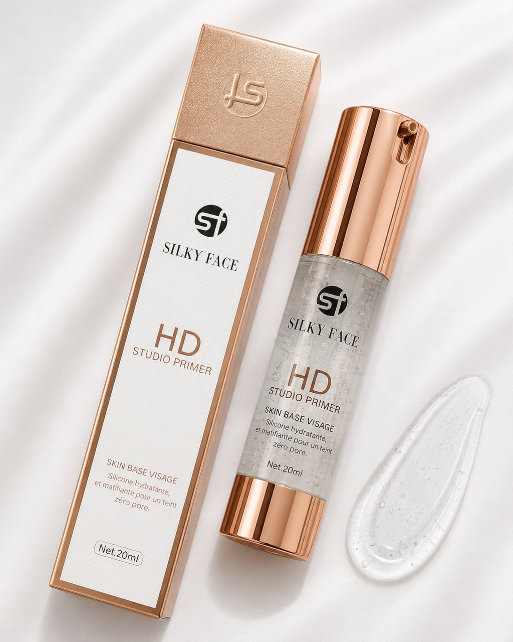 Silky Face HD Studio Primer – Skin Base Visage, 20ml