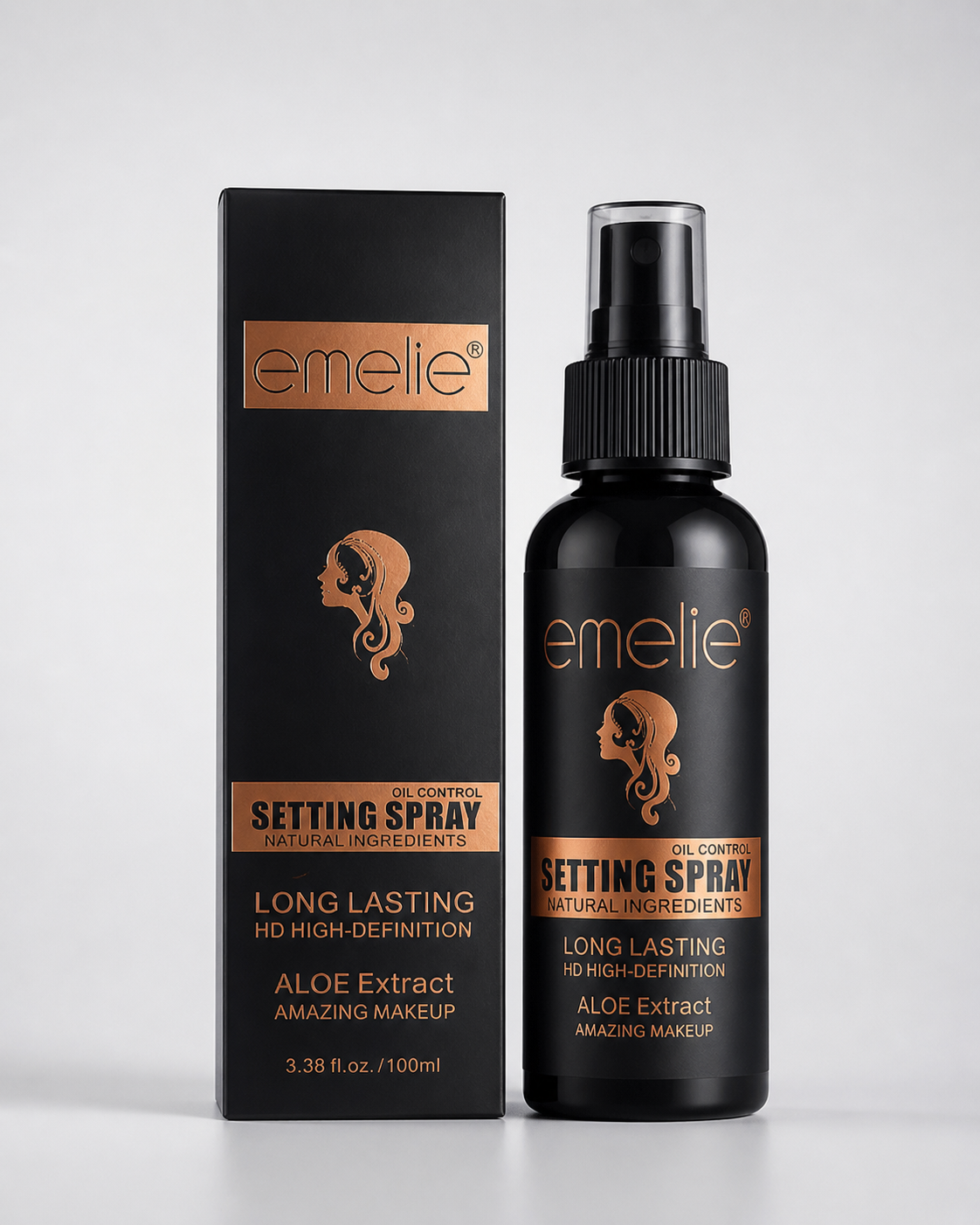Emelie Oil Control Setting Spray with Aloe Extract – 100ml