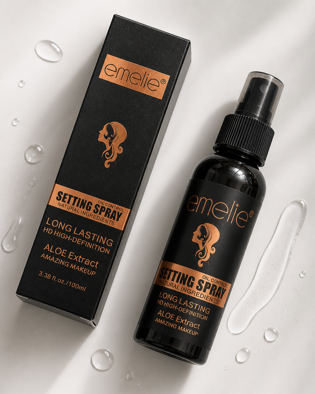 Emelie Oil Control Setting Spray with Aloe Extract – 100ml