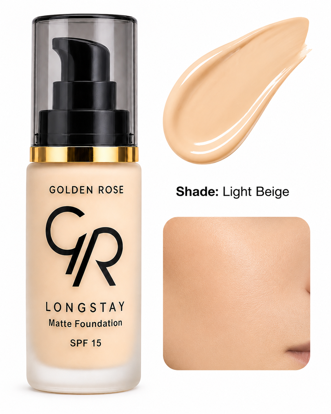 Golden Rose Longstay Matte Foundation SPF 15