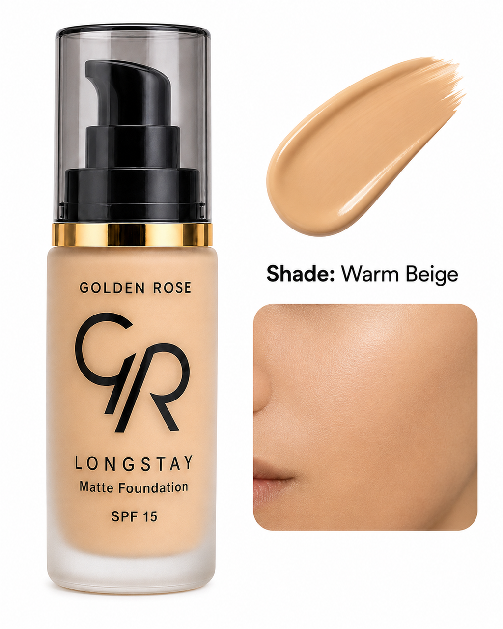 Golden Rose Longstay Matte Foundation SPF 15