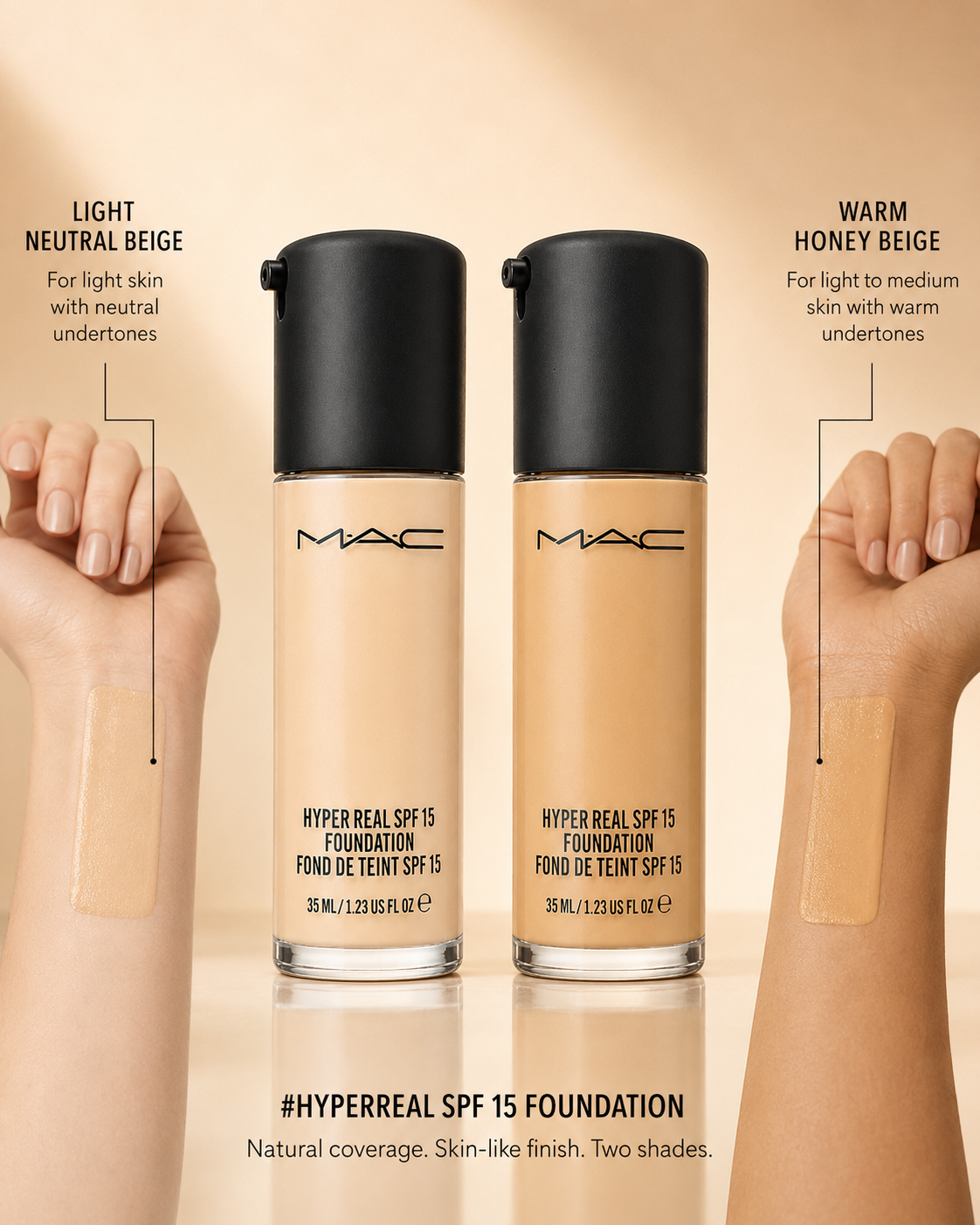 MAC Hyper Real SPF 15 Foundation – 2 Shades