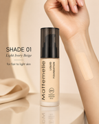 Mattemelie Liquid Foundation SPF 25 – 3 Shades