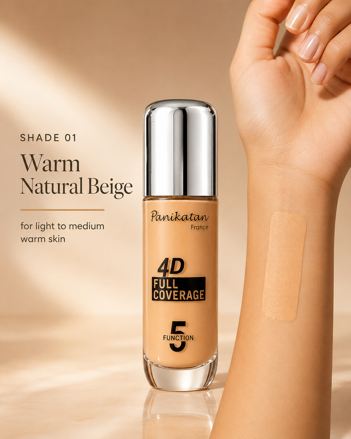 Panikatan 4D Full Coverage Foundation – 2 Shades