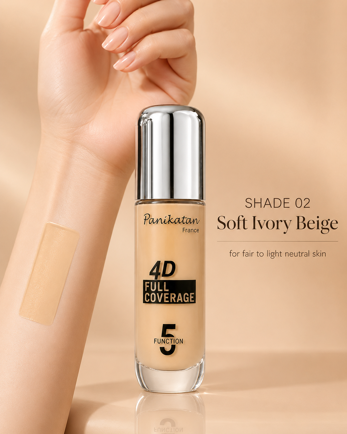 Panikatan 4D Full Coverage Foundation – 2 Shades
